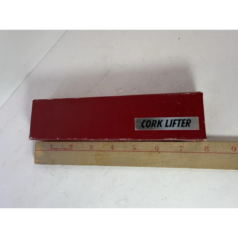 Vintage EMIDE West Germany Air Pressure Pump Cork Lifter Wine Opener Box NOS